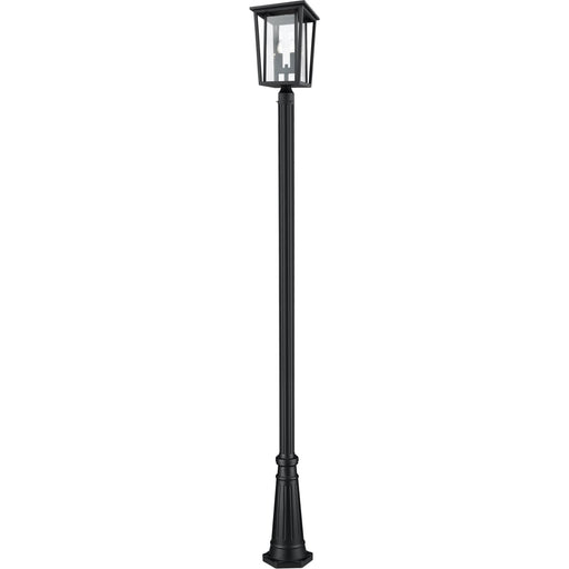 Seoul Black Outdoor Post Mounted Fixture - Outdoor Post Mounted Fixture
