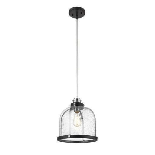Burren Matte Black Chrome Pendant - Pendants