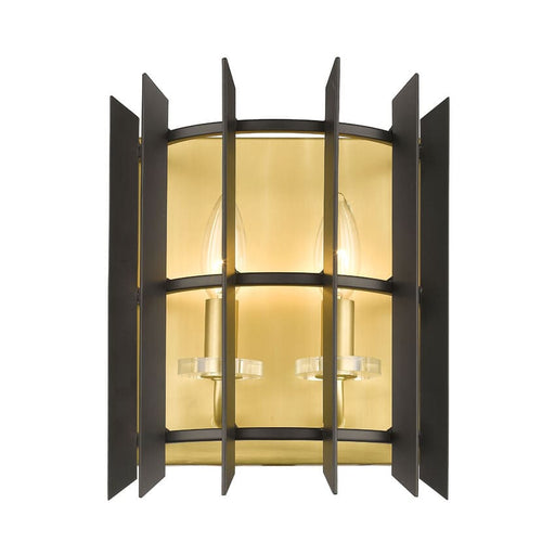 Haake Satin Brass Wall Sconce - Wall Sconces