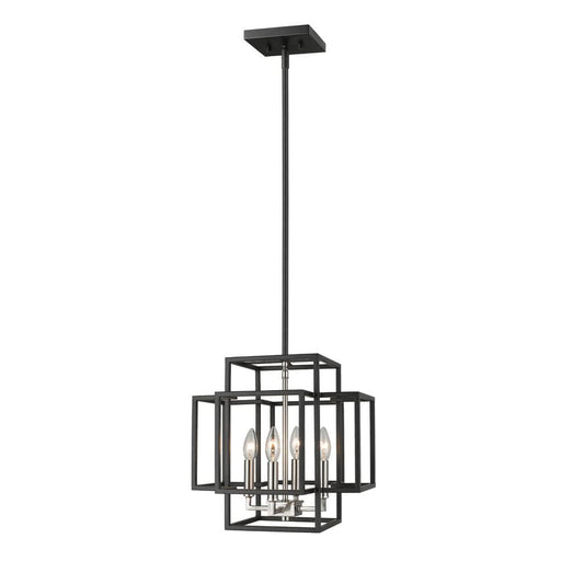 Z-Lite Titania Black Brushed Nickel Pendant 454-14BK-BN - Pendants