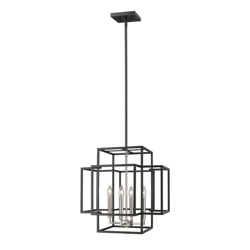 Z-Lite Titania Black Brushed Nickel Pendant 454-18BK-BN - Pendants