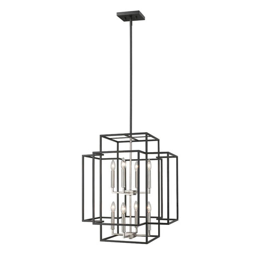 Z-Lite Titania Black Brushed Nickel Pendant 454-28BK-BN - Pendants