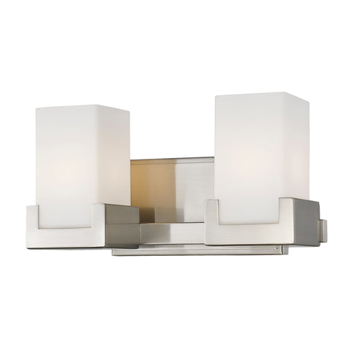 Z-Lite Peak Brushed Nickel LED Vanity 1920-2V-BN-LED - Bath & Vanity