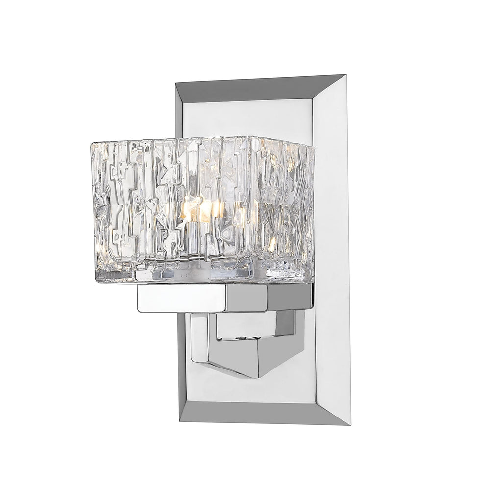 Rubicon Chrome Wall Sconce - Wall Sconces