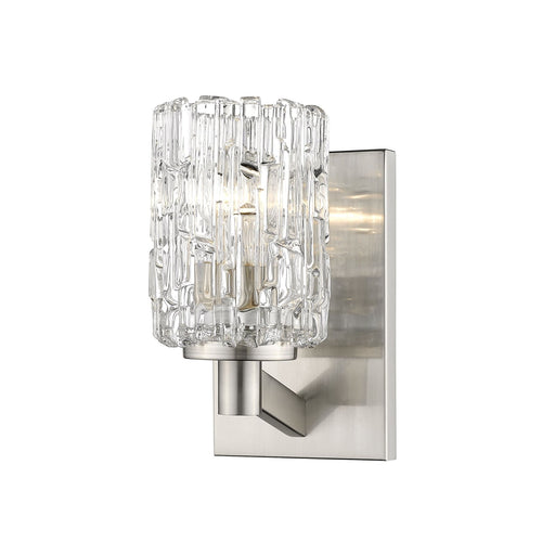 Aubrey Brushed Nickel 1 Light Wall Sconce - Wall Sconces