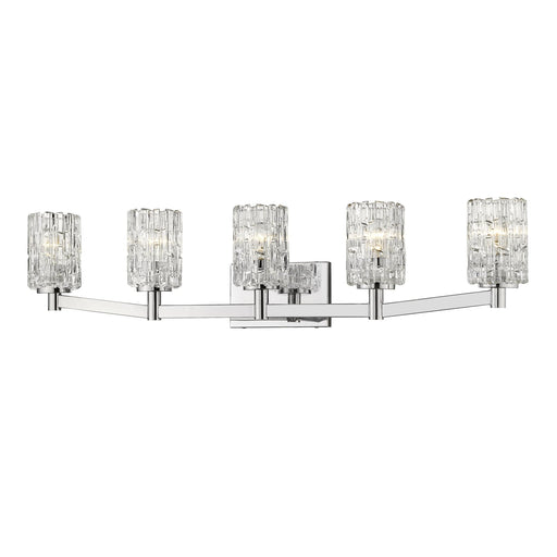 Aubrey Chrome 5 Light Vanity - Bath & Vanity
