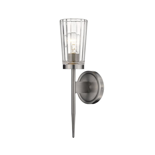Flair Antique Nickel 1 Light Wall Sconce - Wall Sconces
