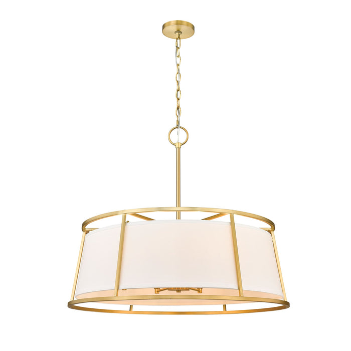 Z-Lite Lenyx Rubbed Brass 8 Light Pendant 1935-32RB - Pendants
