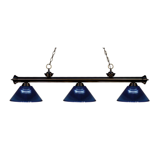 Z-Lite Riviera Bronze Island Billiard Pendant 200-3BRZ-ARDB - Island/Billiard
