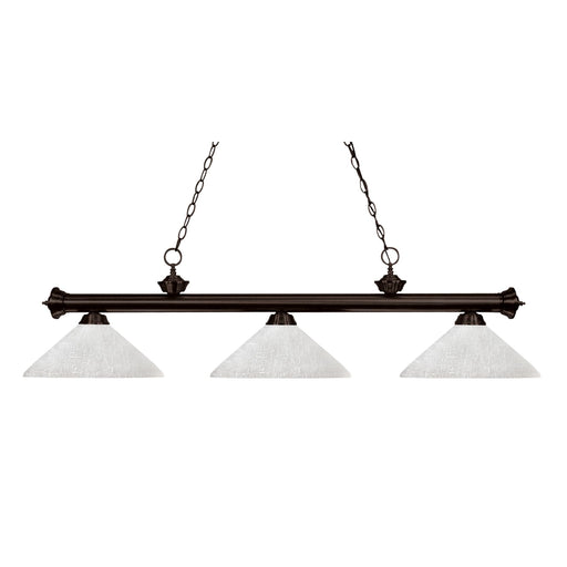 Z-Lite Riviera Bronze Island Billiard Pendant 200-3BRZ-AWL14 - Island/Billiard