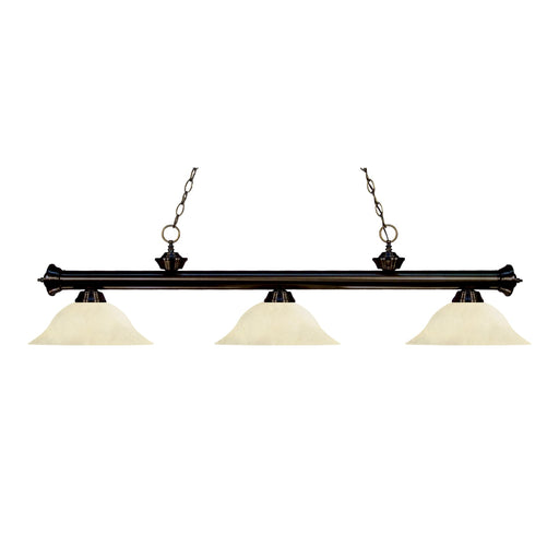 Z-Lite Riviera Bronze Island Billiard Pendant 200-3BRZ-GM16 - Island/Billiard
