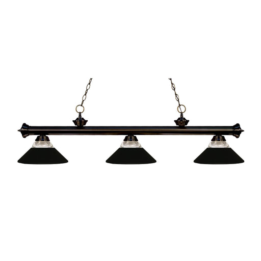 Z-Lite Riviera Bronze Island Billiard Pendant 200-3BRZ-RMB - Island/Billiard
