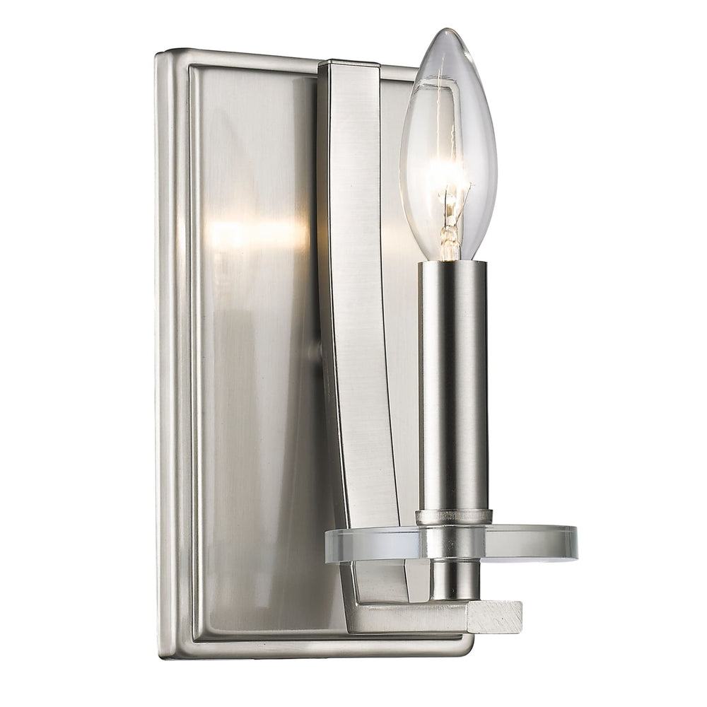 Z-Lite Verona Brushed Nickel Wall Sconce 2010-1S-BN - Wall Sconces