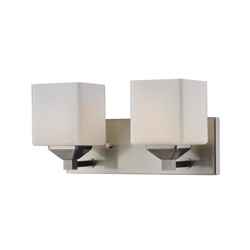 Z-Lite Quube Brushed Nickel Vanity 2104-2V - Bath & Vanity