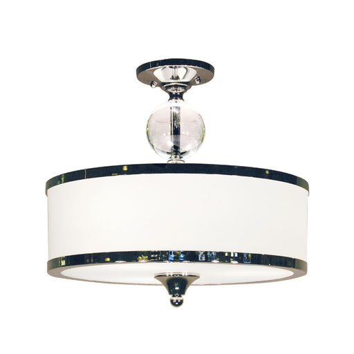 Cosmopolitan Chrome Semi-Flushmount - Semi-Flushmounts