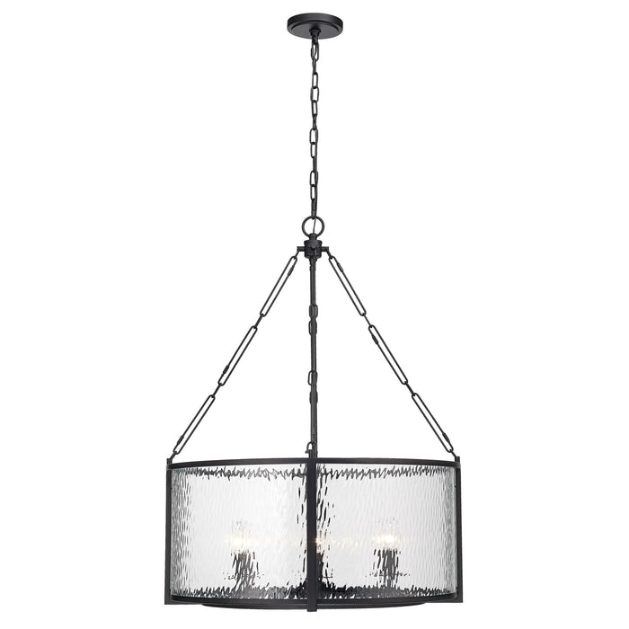 Z-Lite Barrington Matte Black 6 Light Pendant 346P26-MB - Pendants