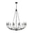 Z-Lite Arabella Matte Black 12 Light Chandelier 3500-12MB - Chandeliers