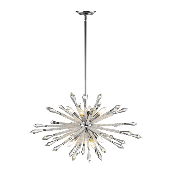 Z-Lite Soleia Chrome Chandelier 4002-8B - Chandeliers