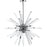 Burst Chrome Chandelier - Chandelier