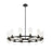 Z-Lite Datus Matte Black Chandelier 4008-12MB - Chandeliers