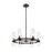 Z-Lite Datus Matte Black Chandelier 4008-6MB - Chandeliers