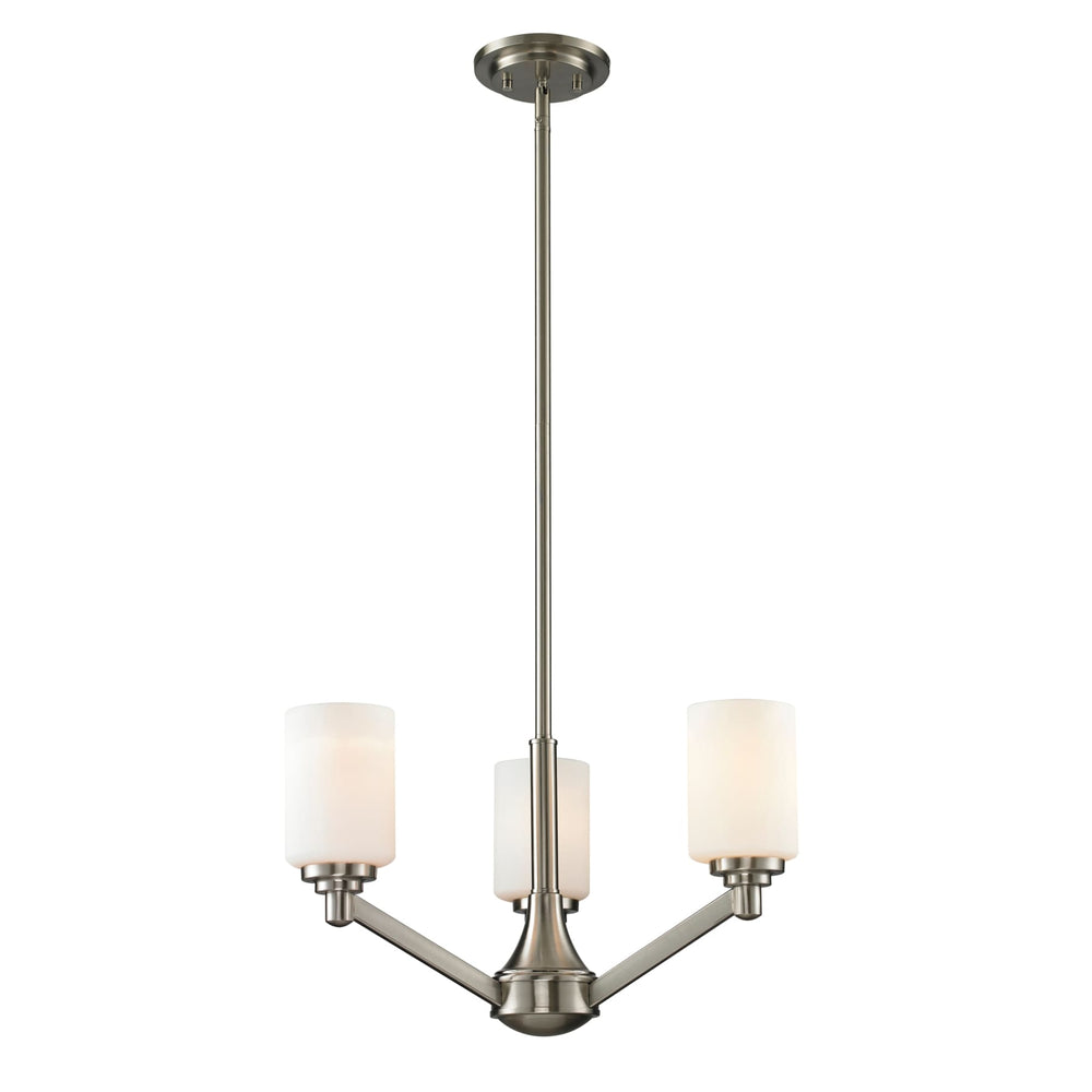 Z-Lite Montego Brushed Nickel Chandelier 410-3 - Chandeliers