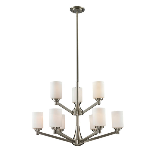 Z-Lite Montego Brushed Nickel Chandelier 410-9 - Chandeliers