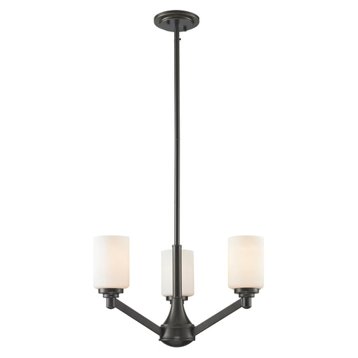 Z-Lite Montego Coppery Bronze Chandelier 411-3 - Chandeliers