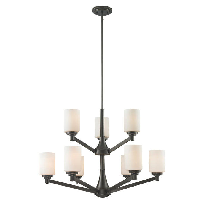 Z-Lite Montego Coppery Bronze Chandelier 411-9 - Chandeliers