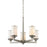 Z-Lite Savannah Brushed Nickel Chandelier 412-5 - Chandeliers