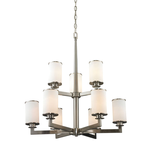 Z-Lite Savannah Brushed Nickel Chandelier 412-9 - Chandeliers