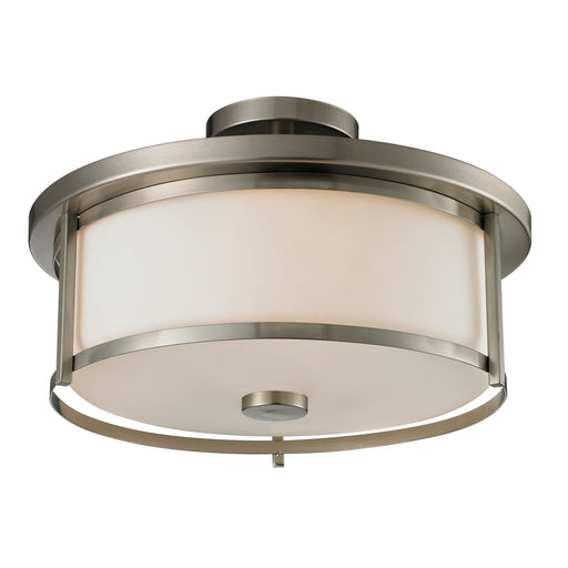 Z-Lite Savannah Brushed Nickel Semi-Flushmount 412SF16 - Semi-Flushmounts