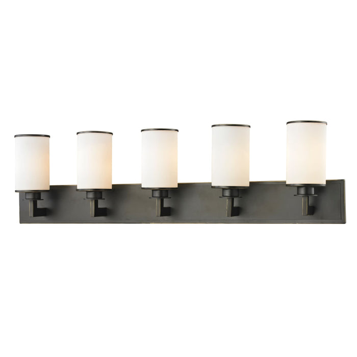 Z-Lite Savannah Olde Bronze Vanity 413-5V - Bath & Vanity