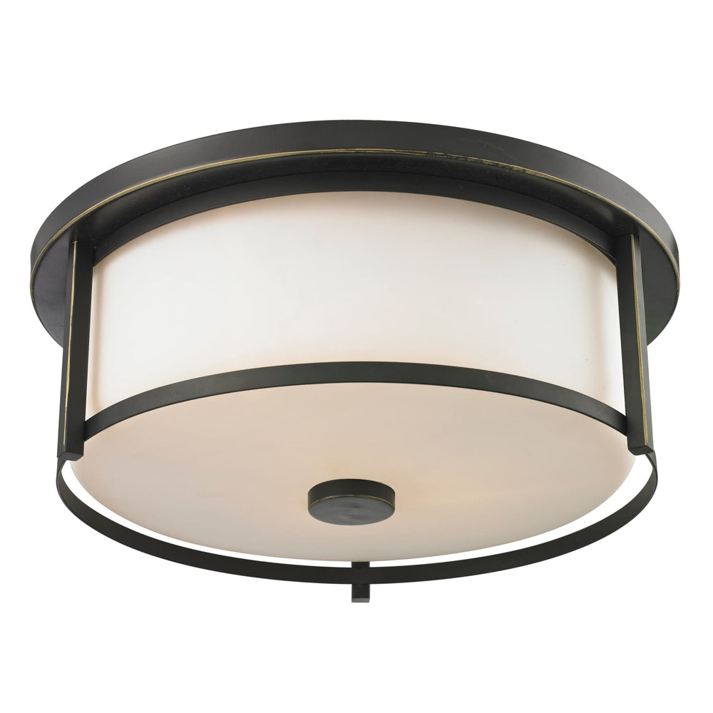 Z-Lite Savannah Olde Bronze Flushmount 413F16 - Flushmounts