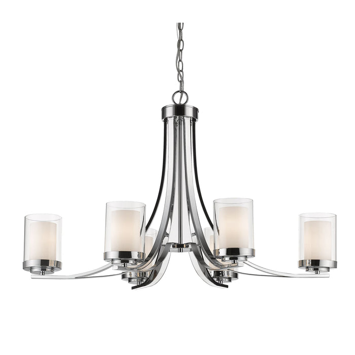 Z-Lite Willow Chrome Chandelier 426-6-CH - Chandeliers