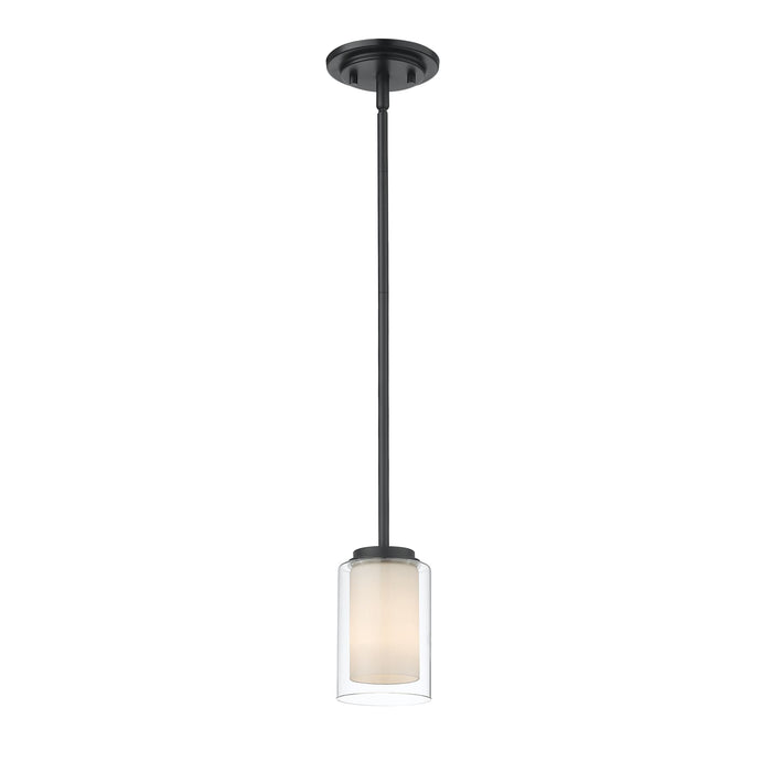 Z-Lite Willow Matte Black Mini-Pendant 426MP-MB - Mini-Pendants