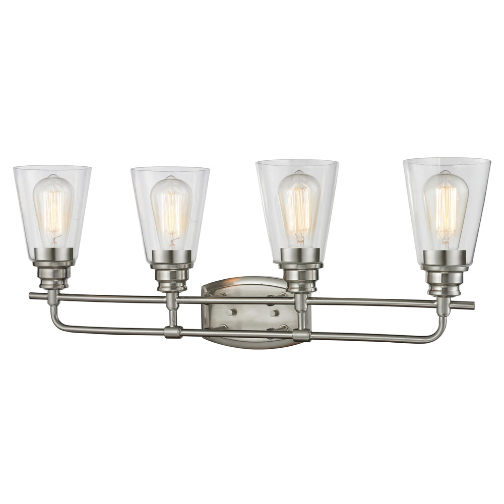 Z-Lite Annora Brushed Nickel Vanity 428-4V-BN - Bath & Vanity