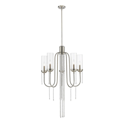 Z-Lite Siena Brushed Nickel Chandelier 433-5BN - Chandeliers