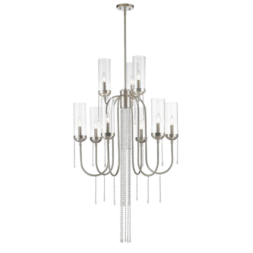 Z-Lite Siena Brushed Nickel Chandelier 433-9BN - Chandeliers