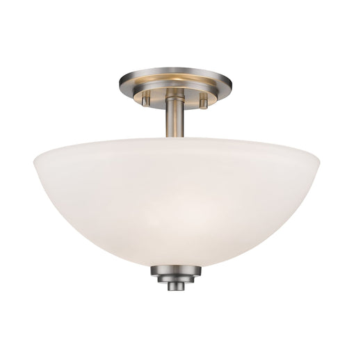 Ashton Brushed Nickel Semi-Flushmount - Semi-Flushmounts