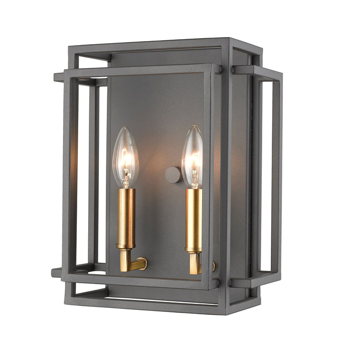 Titania Bronze Olde Brass Wall Sconce - Wall Sconces