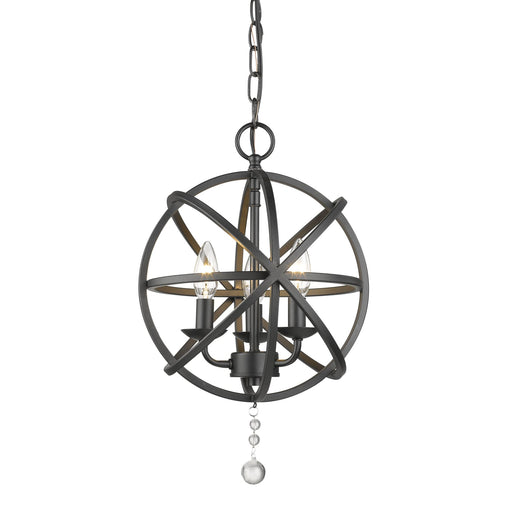 Z-Lite Tull Matte Black Chandelier 458-12MB - Chandeliers