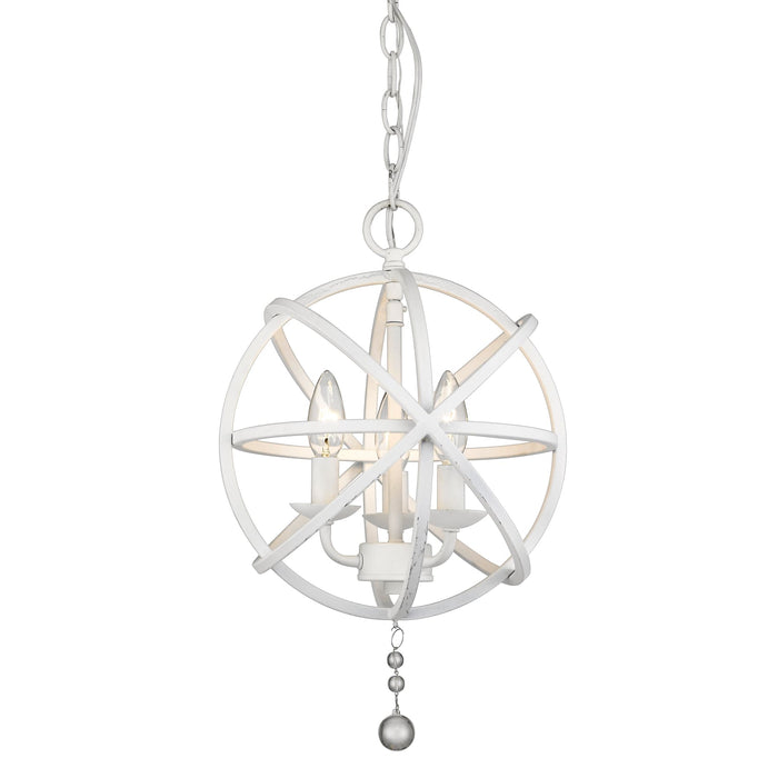 Z-Lite Tull Matte White Chandelier 458-12MW - Chandeliers