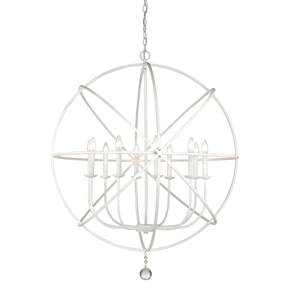 Z-Lite Tull Matte White Chandelier 458-36MW - Chandeliers