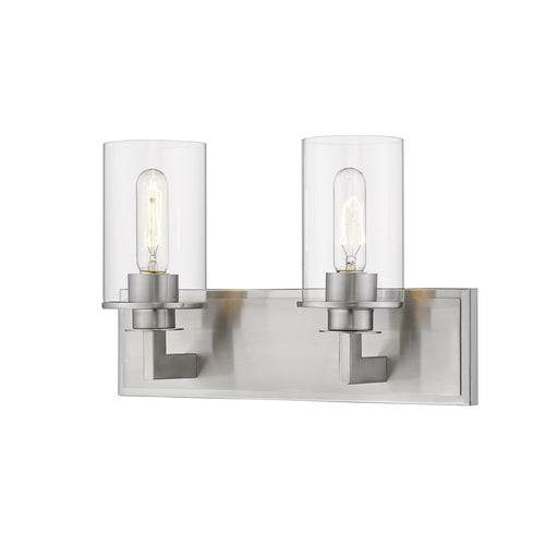 Z-Lite Savannah Brushed Nickel Vanity 462-2V-BN - Bath & Vanity
