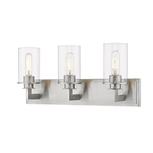 Z-Lite Savannah Brushed Nickel Vanity 462-3V-BN - Bath & Vanity