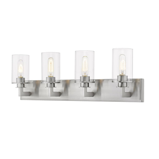 Z-Lite Savannah Brushed Nickel Vanity 462-4V-BN - Bath & Vanity