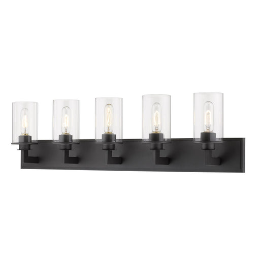Z-Lite Savannah Bronze Vanity 462-5V-BRZ - Bath & Vanity