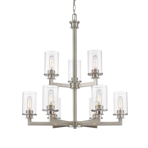 Z-Lite Savannah Brushed Nickel Chandelier 462-9BN - Chandeliers