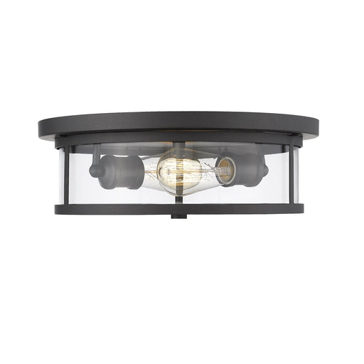 Z-Lite Savannah Bronze Flushmount 462F14-BRZ - Flushmounts
